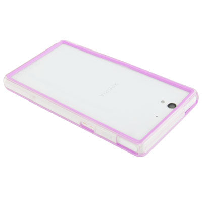 TPU + Transparent Plastic Bumper Frame Case for Sony Xperia Z / L36H / C660X
