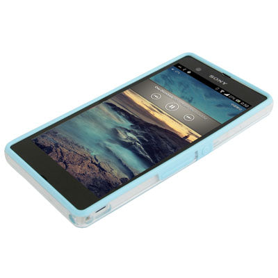 TPU + Transparent Plastic Bumper Frame Case for Sony Xperia Z / L36H / C660X