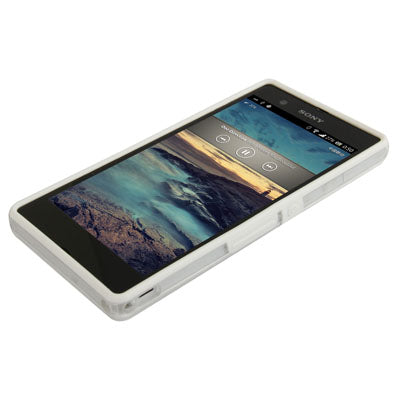 TPU + Transparent Plastic Bumper Frame Case for Sony Xperia Z / L36H / C660X