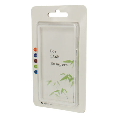 TPU + Transparent Plastic Bumper Frame Case for Sony Xperia Z / L36H / C660X