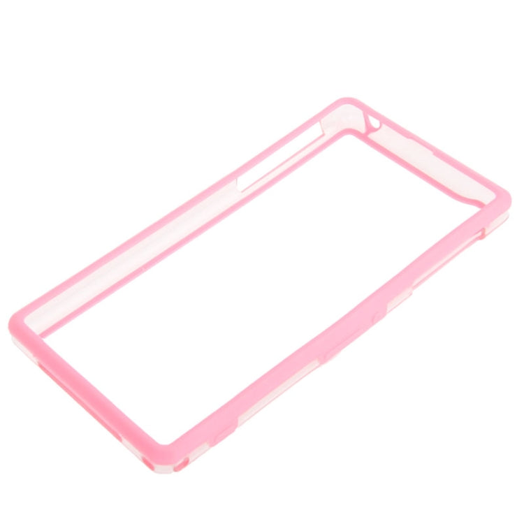 TPU + Transparent Plastic Bumper Frame Case for Sony Xperia Z1 / L39H