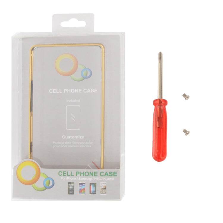 Detachable Premium Metal Frame with Screwdriver & Screw for Huawei Ascend P6