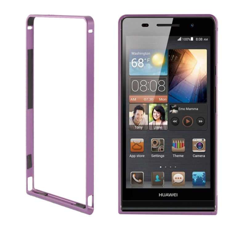 Detachable Premium Metal Frame with Screwdriver & Screw for Huawei Ascend P6