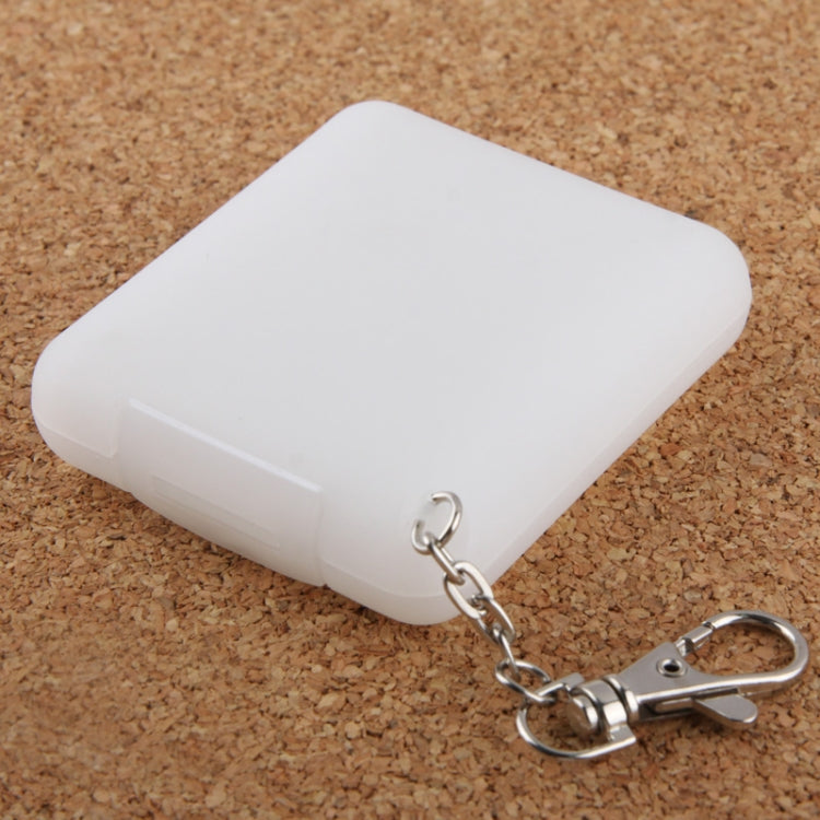 Card Case for Memory Stick, MS Pro Duo, Memory Stick Micro(M2), Secure Digital, RS-MMC/MMC, Micro SD, SD, SIM(White)