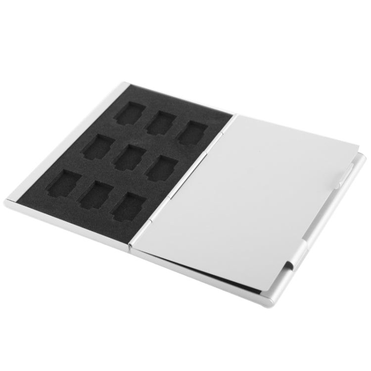 2x 9 in 1 Memory Card Protective Case Box for TF Card, Size: 93mm (L) x 62mm (W) x 10mm (H),