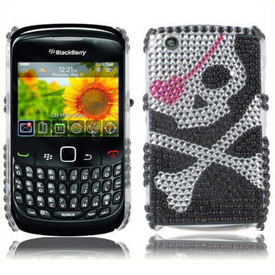 Diamond Encrusted Crystal Case for Blackberry 8520
