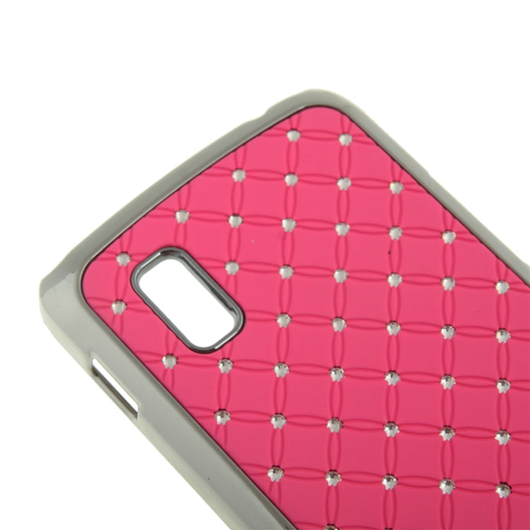 Luxury Bling Diamond Plating Skinning Plastic Case for LG Nexus 4 / E960
