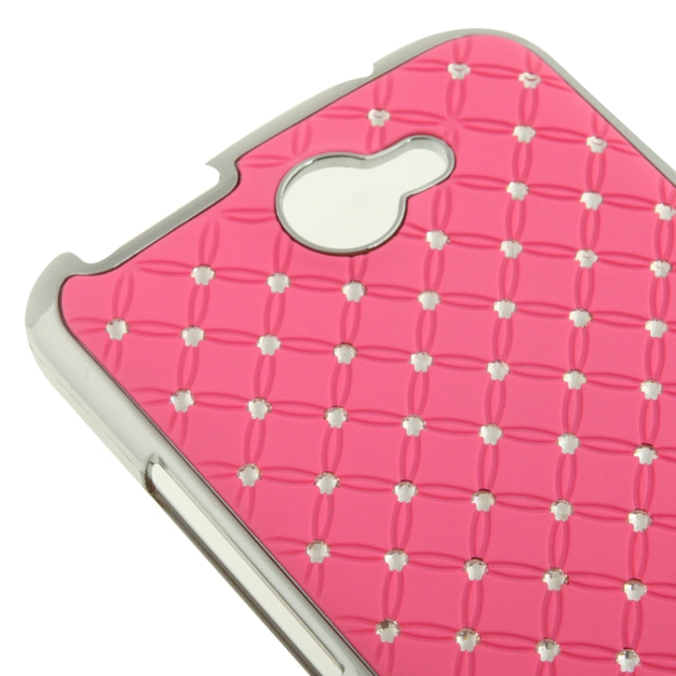 Luxury Bling Diamond Plating Skinning Plastic Case for HTC One X / S720e