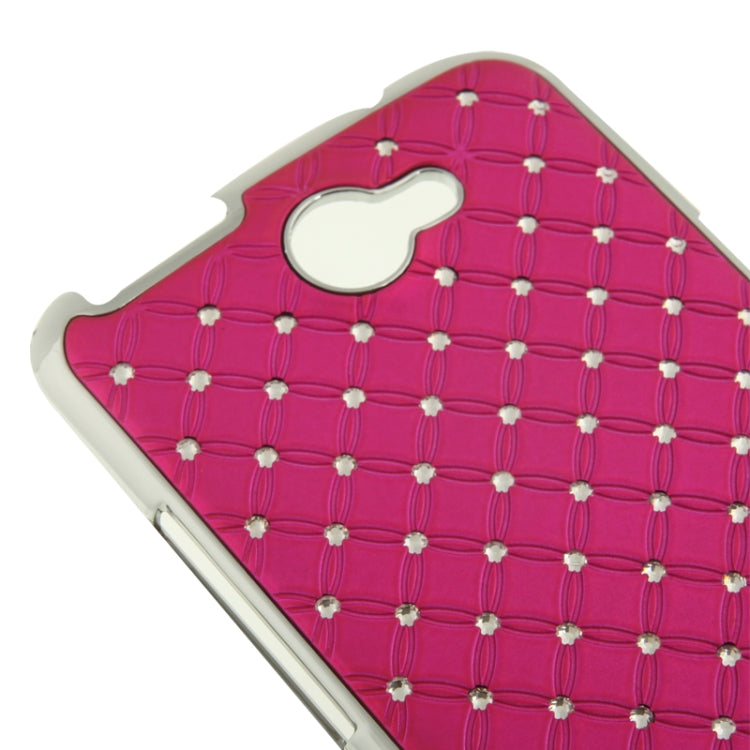 Luxury Bling Diamond Plating Skinning Plastic Case for HTC One X / S720e
