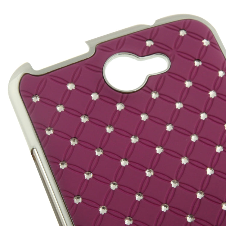 Luxury Bling Diamond Plating Skinning Plastic Case for HTC One X / S720e