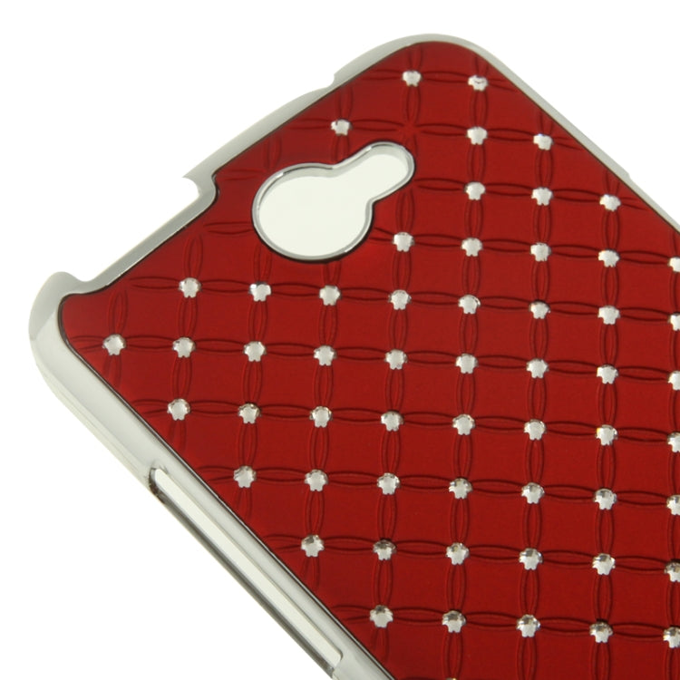 Luxury Bling Diamond Plating Skinning Plastic Case for HTC One X / S720e