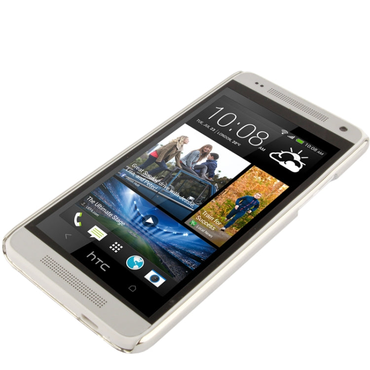 Blue Leopard Pattern Diamond Encrusted Skin Plating Plastic Case for HTC One mini / M4(Blue)