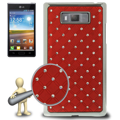 Luxury Bling Diamond Plating Skinning Case for LG Optimus L7 / P705