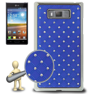 Luxury Bling Diamond Plating Skinning Case for LG Optimus L7 / P705