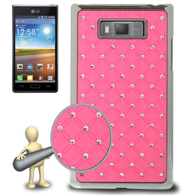 Luxury Bling Diamond Plating Skinning Case for LG Optimus L7 / P705