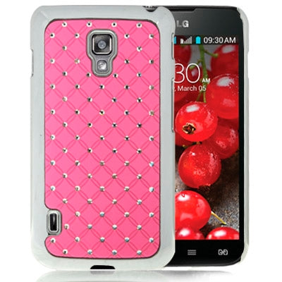 Luxury Bling Diamond Plating Skinning Case for LG Optimus L7 II / P715