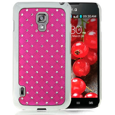 Luxury Bling Diamond Plating Skinning Case for LG Optimus L7 II / P715