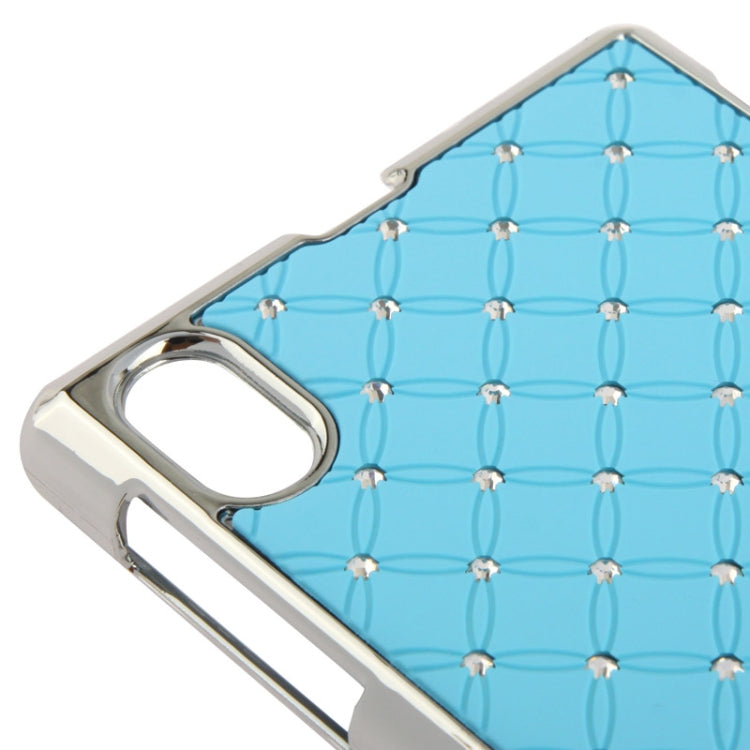 Luxury Bling Diamond Plating Skinning Plastic Case for Sony Xperia Z1 / L39h