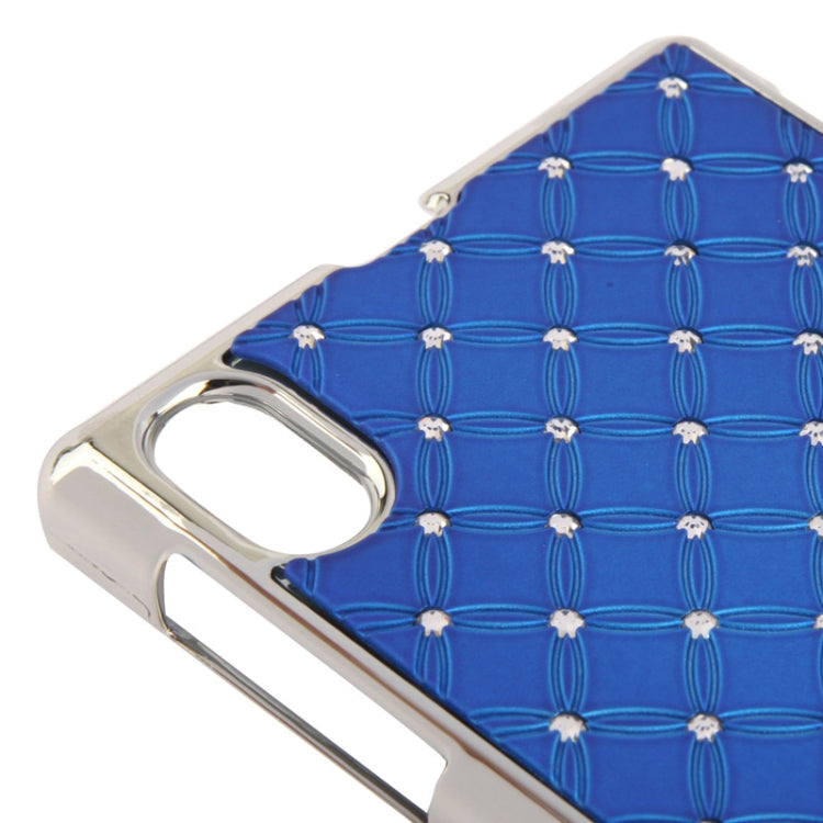 Luxury Bling Diamond Plating Skinning Plastic Case for Sony Xperia Z1 / L39h