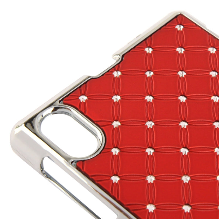 Luxury Bling Diamond Plating Skinning Plastic Case for Sony Xperia Z1 / L39h