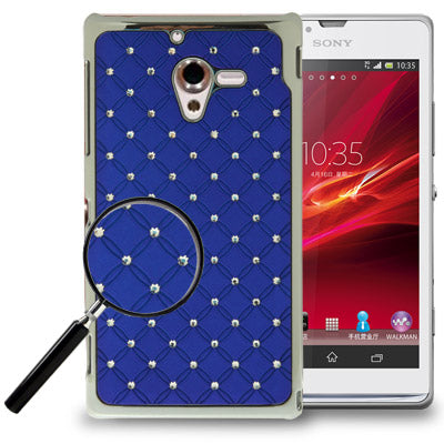 Luxury Bling Diamond Plating Skinning Case for Sony Xperia ZL / L35h / C650X / Xperia ZQ