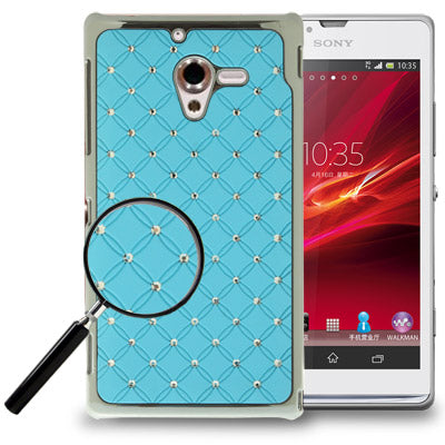 Luxury Bling Diamond Plating Skinning Case for Sony Xperia ZL / L35h / C650X / Xperia ZQ