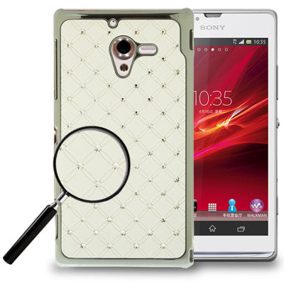 Luxury Bling Diamond Plating Skinning Case for Sony Xperia ZL / L35h / C650X / Xperia ZQ