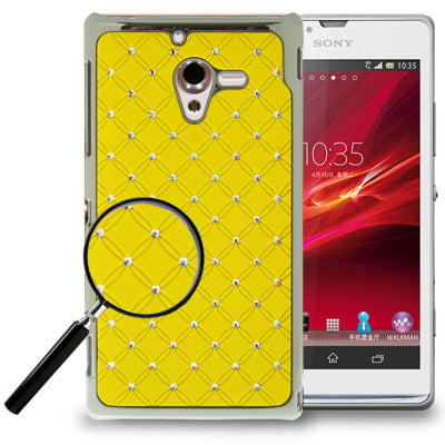 Luxury Bling Diamond Plating Skinning Case for Sony Xperia ZL / L35h / C650X / Xperia ZQ