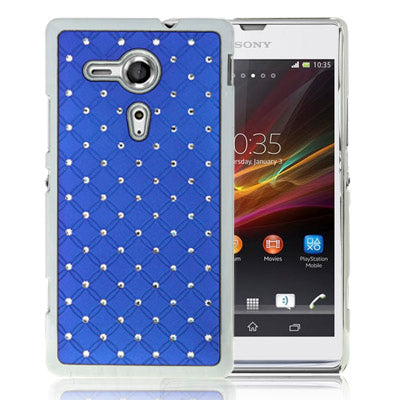 Luxury Bling Diamond Plating Skinning Case for Sony Xperia SP / M35h