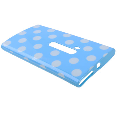 Blue and White Dot Pattern TPU Protection Case for Nokia Lumia 920