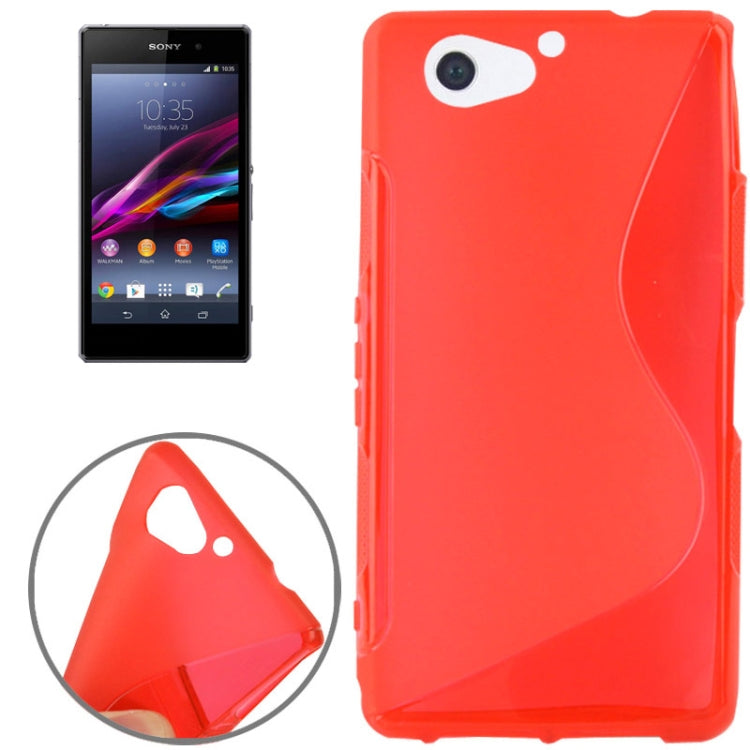 S Line Anti-slip Frosted TPU Case for Sony Xperia A2