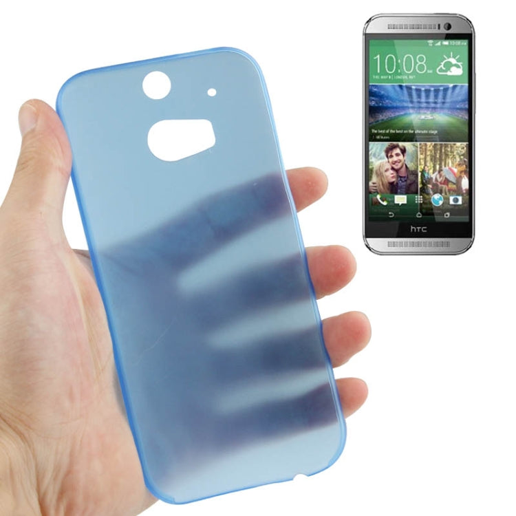 0.3mm Ultra Thin Polycarbonate Materials PC Protection Shell for HTC One M8, Transparent Version / Matte Edition