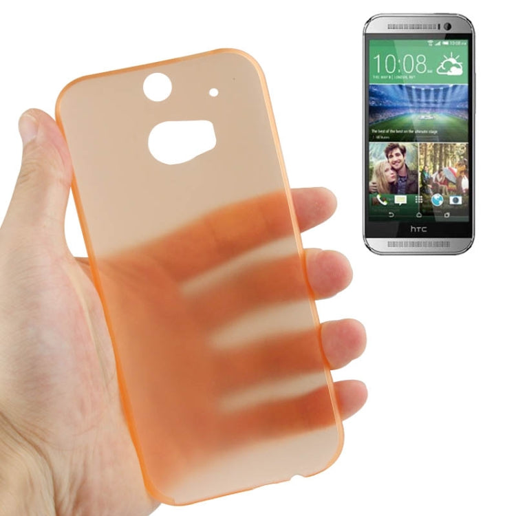 0.3mm Ultra Thin Polycarbonate Materials PC Protection Shell for HTC One M8, Transparent Version / Matte Edition