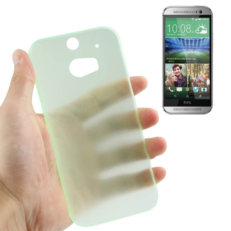 0.3mm Ultra Thin Polycarbonate Materials PC Protection Shell for HTC One M8, Transparent Version / Matte Edition