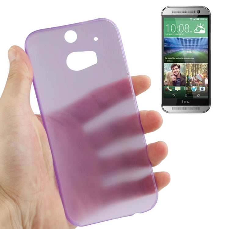 0.3mm Ultra Thin Polycarbonate Materials PC Protection Shell for HTC One M8, Transparent Version / Matte Edition