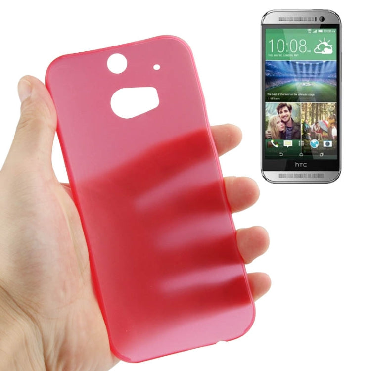 0.3mm Ultra Thin Polycarbonate Materials PC Protection Shell for HTC One M8, Transparent Version / Matte Edition