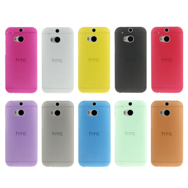 0.3mm Ultra Thin Polycarbonate Materials PC Protection Shell for HTC One M8, Transparent Version / Matte Edition