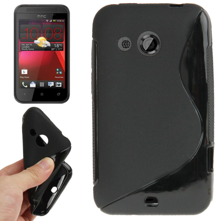 S Line Anti-skid TPU Protective Case for HTC Desire 200