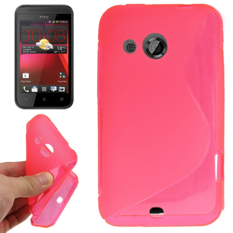 S Line Anti-skid TPU Protective Case for HTC Desire 200