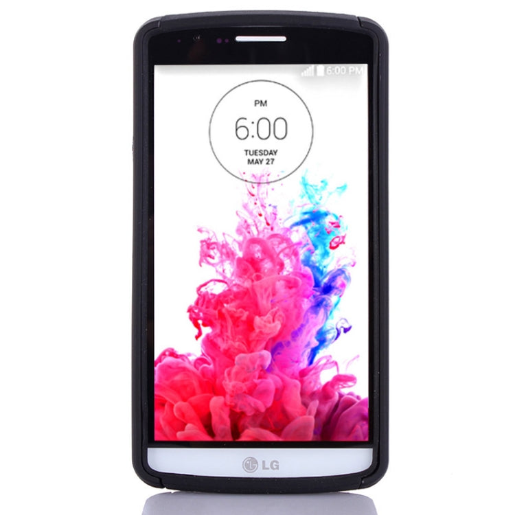 Plastic + Silicone Combination Case with Holder & Business Card Holder for LG G3 / D855