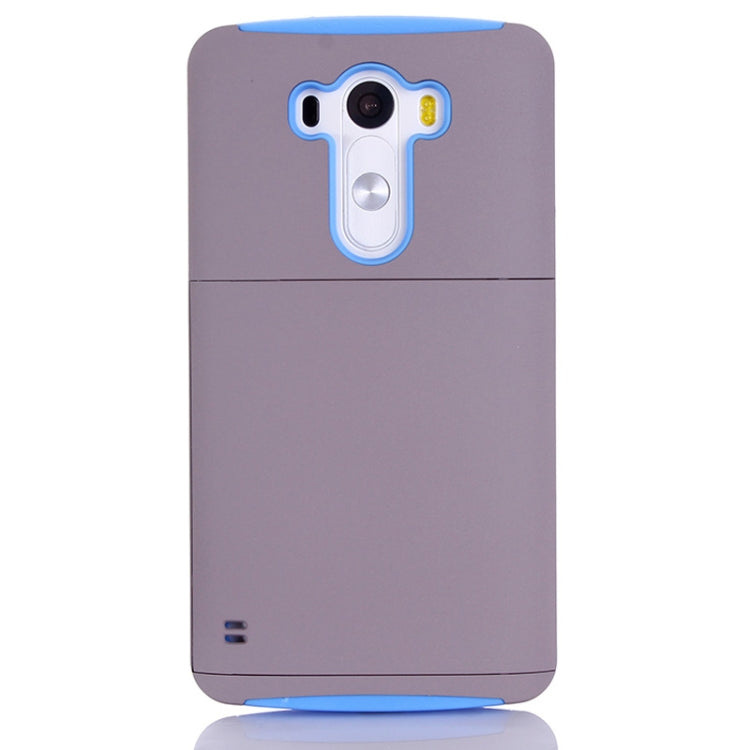 Plastic + Silicone Combination Case with Holder & Business Card Holder for LG G3 / D855