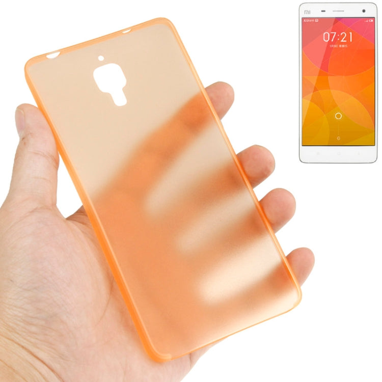 0.3mm Ultra Thin Polycarbonate Materials PC Protection Shell for Xiaomi MI4, Transparent Version / Matte Edition