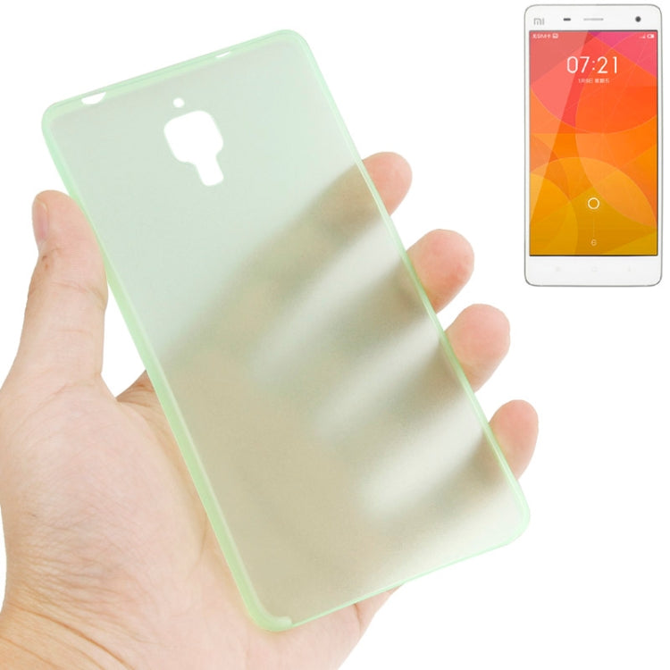 0.3mm Ultra Thin Polycarbonate Materials PC Protection Shell for Xiaomi MI4, Transparent Version / Matte Edition