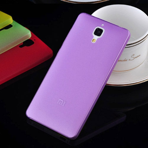 0.3mm Ultra Thin Polycarbonate Materials PC Protection Shell for Xiaomi MI4, Transparent Version / Matte Edition
