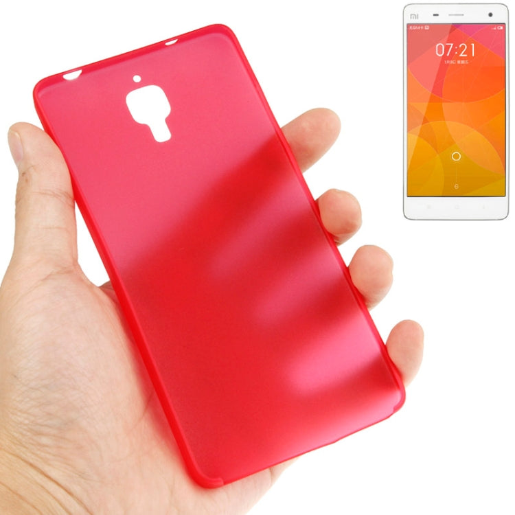 0.3mm Ultra Thin Polycarbonate Materials PC Protection Shell for Xiaomi MI4, Transparent Version / Matte Edition