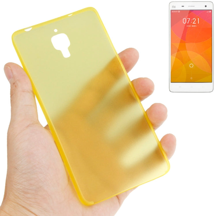 0.3mm Ultra Thin Polycarbonate Materials PC Protection Shell for Xiaomi MI4, Transparent Version / Matte Edition