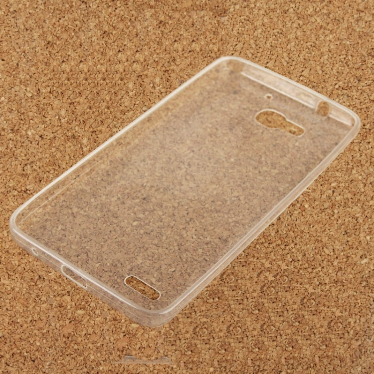 0.7mm Ultra-thin TPU Transparent Protective Case for Huawei Honor 3X / G750(Transparent)