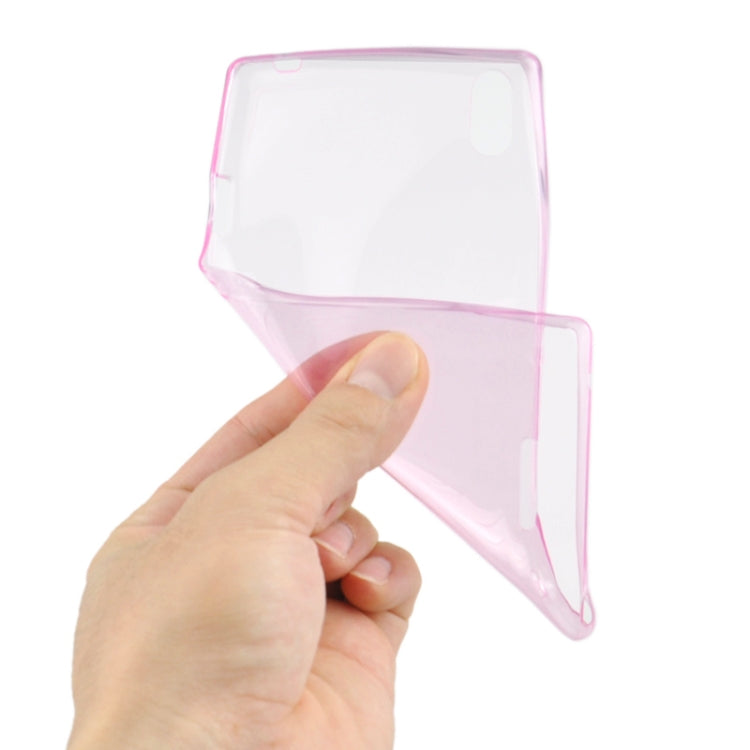 0.45mm Ultra-thin Polycarbonate Material TPU & Jelly Case for Sony Xperia T3