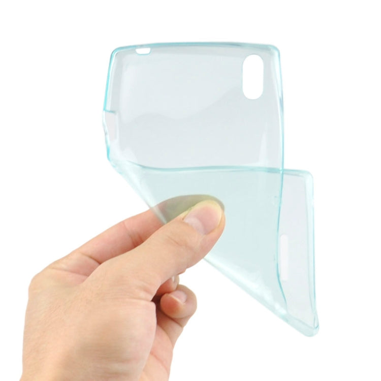 0.45mm Ultra-thin Polycarbonate Material TPU & Jelly Case for Sony Xperia T3