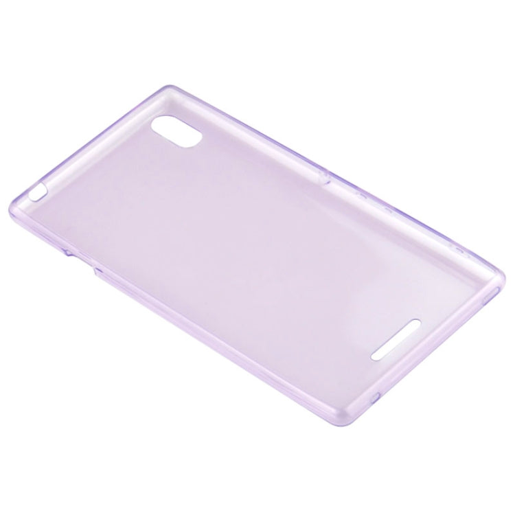 0.45mm Ultra-thin Polycarbonate Material TPU & Jelly Case for Sony Xperia T3